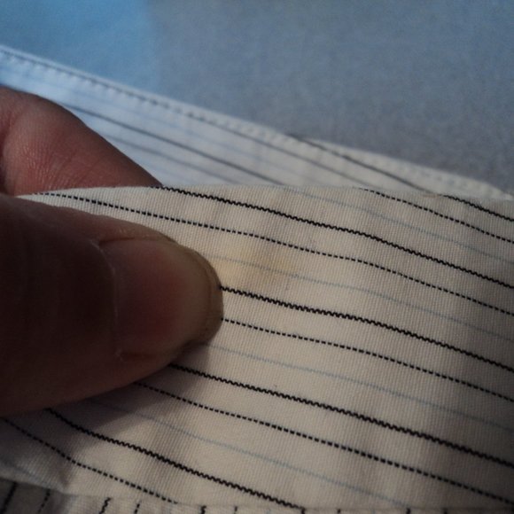 NWT Dockers Collection Women's Size 12 Shorts Striped White Black Blue Pockets - Picture 10 of 10